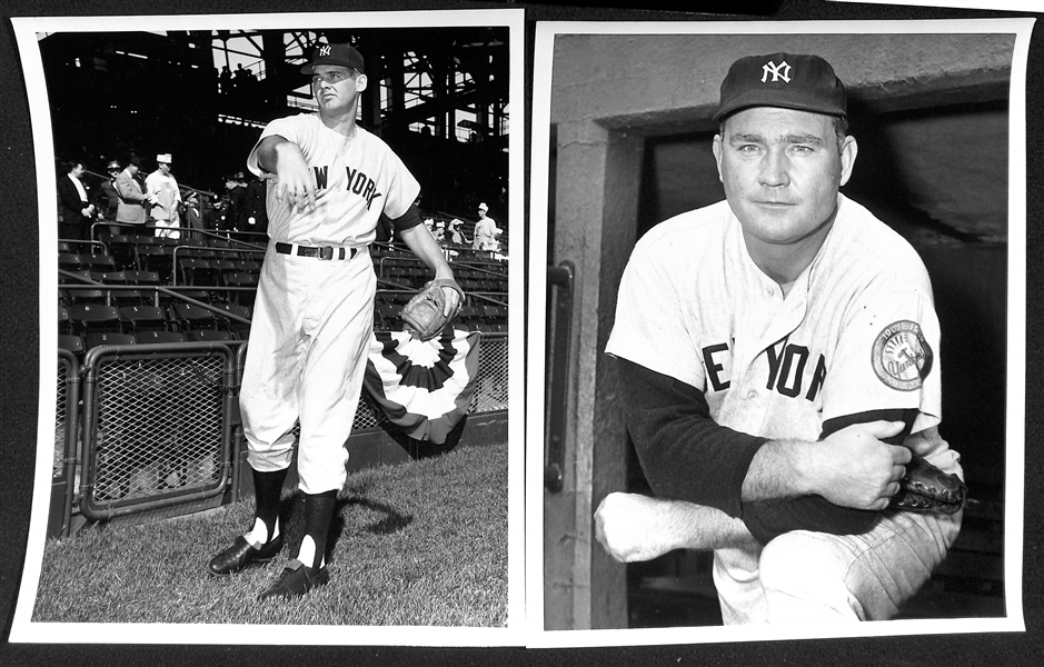 Lot of (15) Don Wingfield 1950s-1960 New York Yankees 8x10 Type 1 Photos (w. Original Envelope From Wingfield)